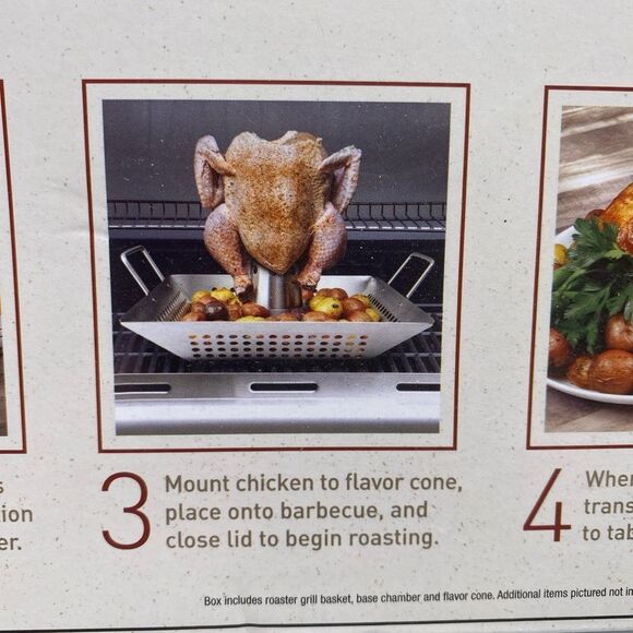 New! Parini Cookware Stainless Steel Chicken Roaster - Picture 10 of 11